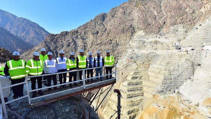 Yusufeli Barajı'ndaki çalışmalar hızlandı