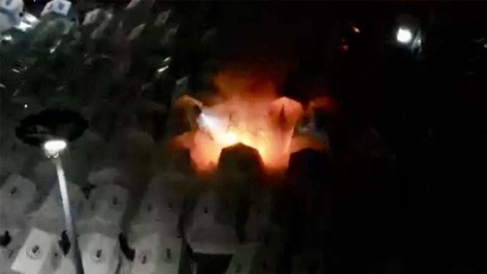 Osmaniye’de çadırkentte yangın