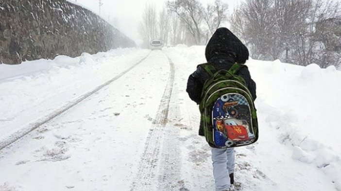 Artvin'de eğitime kar engeli