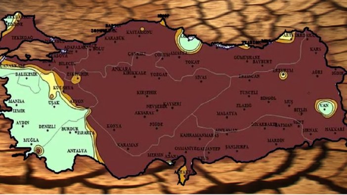 Meteorolojiden Türkiye'yi korkutan harita!