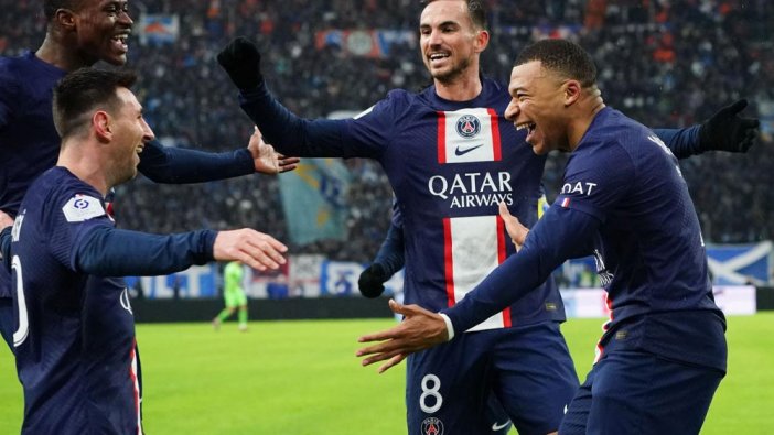 PSG Marsilya ile farkı açtı: Mbappe ile Messi tarihe geçti