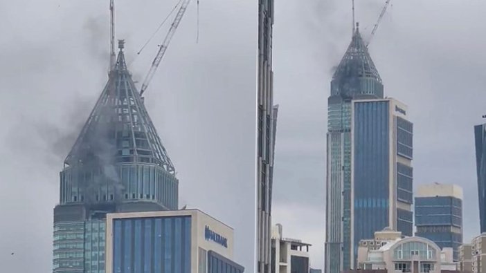 İstanbul Finans Merkezi’nde yangın