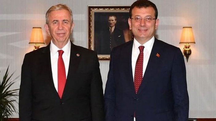 Mansur Yavaş ve Ekrem İmamoğlu İYİ Parti Genel Merkezi'nde