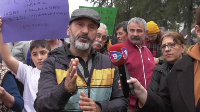 Konteynerlerdeki depremzedeler polis zoruyla çıkarıldı