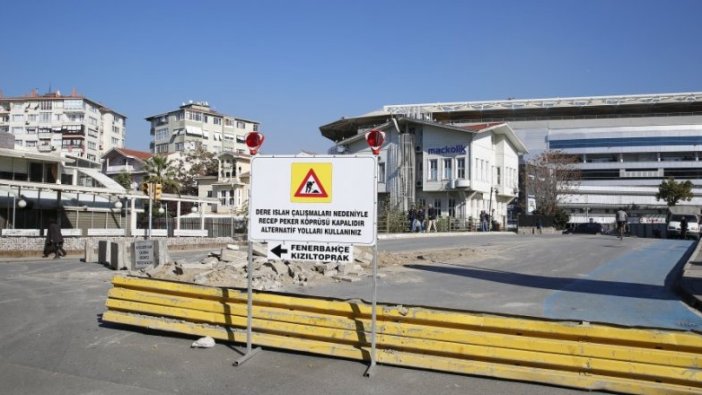 Recep Peker Köprüsü yenileniyor