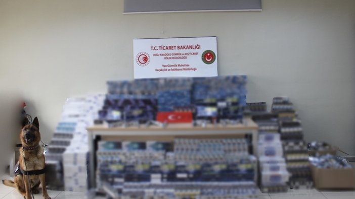 Van'da kaçak sigara operasyonu