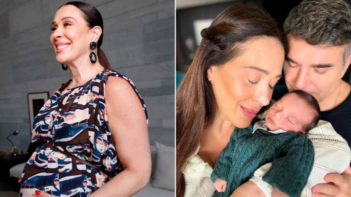 Ünlü oyuncu 56 yaşında anneliği tattı