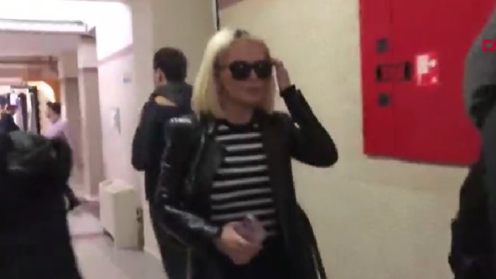 Ünlü sunucu Ece Erken  Bakırköy adliyesinde