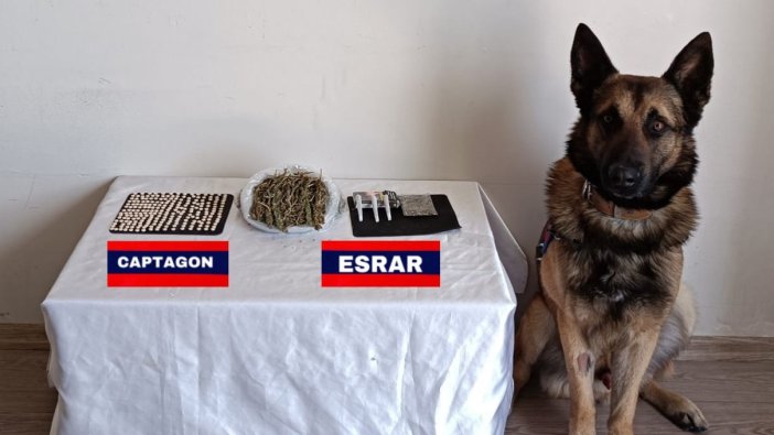 Şapka'dan uyuşturucu çıkardı