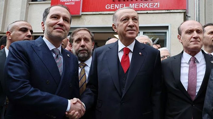 Cumhurbaşkanı Erdoğan, Yeniden Refah Partisi Genel Başkanı Fatih Erbakan'a ziyaret