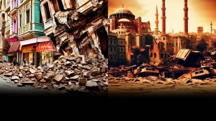 Yapay zeka teknolojisi İstanbul depremini resmetti: Görüntüler korkuttu