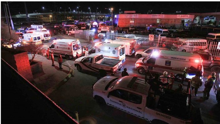 Göçmen merkezinde yangın: 39 ölü