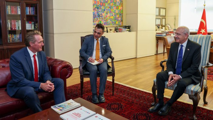 Kılıçdaroğlu, ABD Büyükelçisi Flake ile makamında bir araya geldi