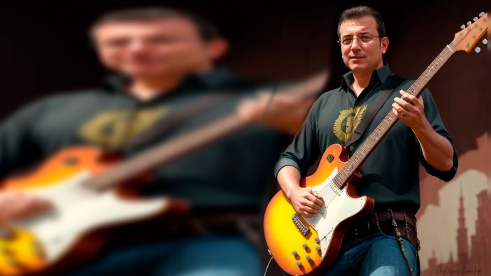 Yapay zekadan Rockçı İmamoğlu portresi: Sosyal medya hesabından paylaştı