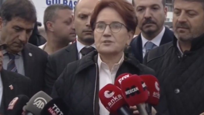 Meral Akşener deprem bölgesi Adıyaman'dan açıklama yaptı