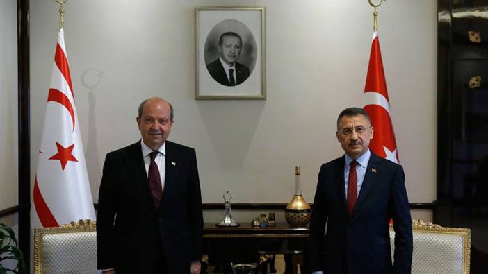 Fuat Oktay'dan KKTC Cumhurbaşkanı Tatar'a 'geçmiş olsun' ziyareti