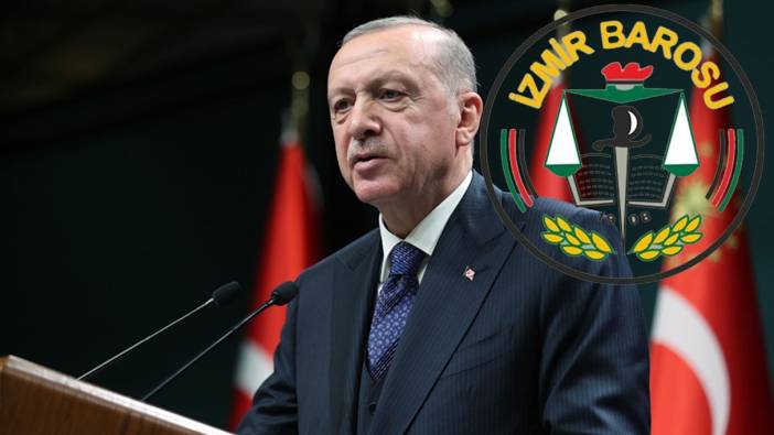 İzmir Barosu'ndan Erdoğan'ın 3. kez adaylığına ilişkin YSK'ya sert tepki