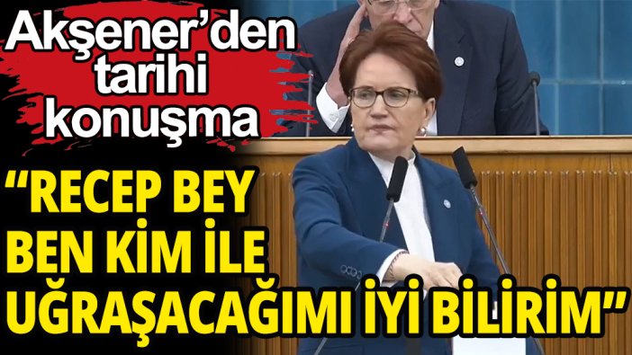 Meral Akşener grup toplantısında konuştu