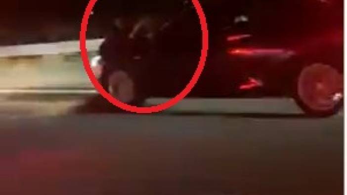 Eşini 40 kilometre kaput üzerinde götüren koca tutuklandı