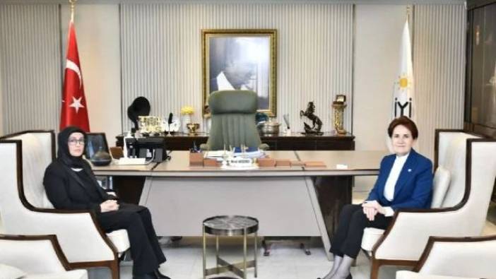 Sinan Ateş'in eşi Akşener'i ziyaret etti