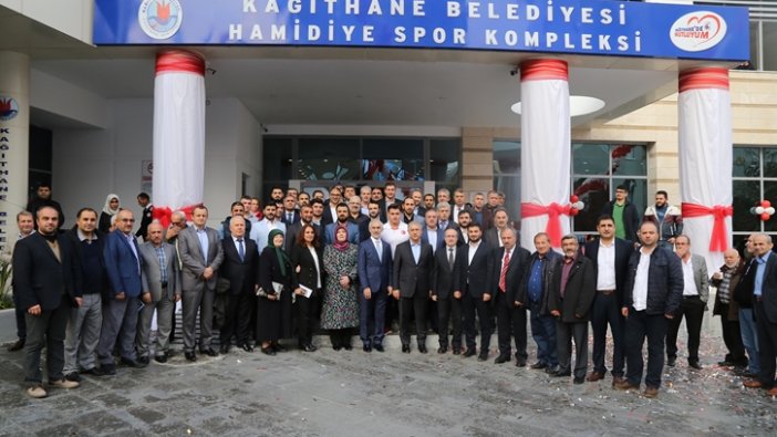 Spor kompleksi hizmete sunuldu