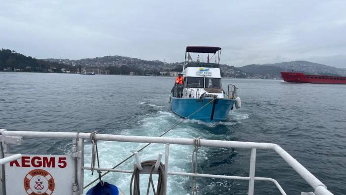 KEGM’den tekne kurtarma mesaisi