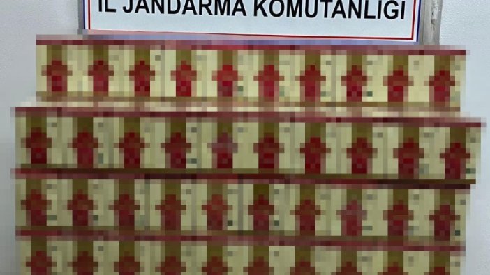 252 kilogram kaçak siyah çay yakalandı