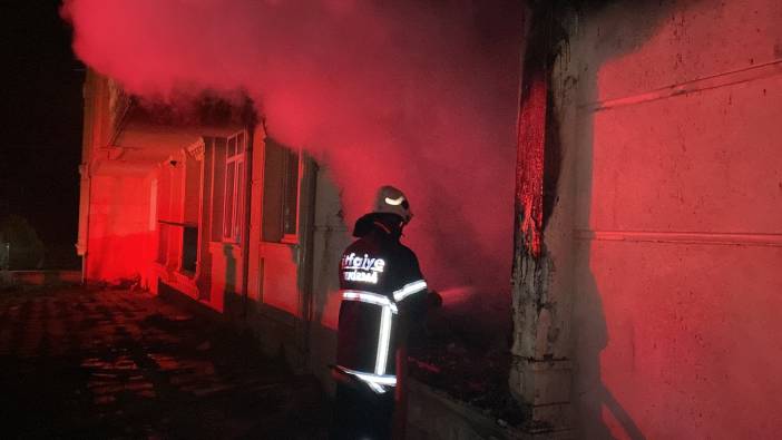 Tekirdağ'da bilgisayar patladı