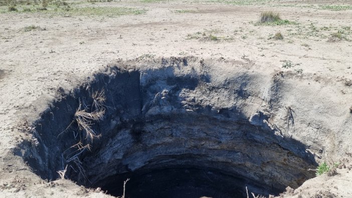 Aksaray'da 10 gün arayla 2. obruk oluştu