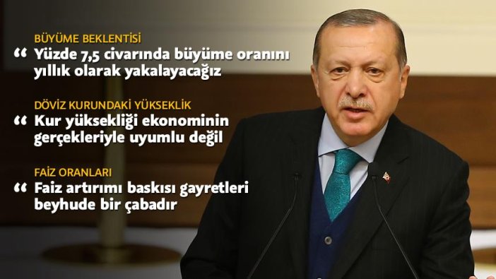 Erdoğan'dan faiz tepkisi