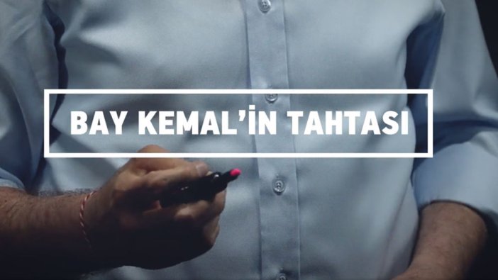 Kılıçdaroğlu’ndan ikinci 'Bay Kemal'in Tahtası' videosu