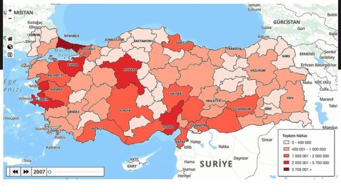 TÜİK "Nüfus İstatistikleri Portalı" açtı