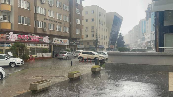 Gaziantep'te sağanak etkili oldu