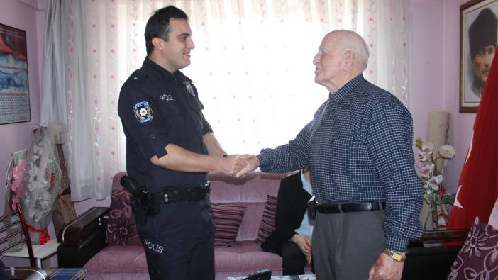 Emniyet teşkilatından şehit ailelerine bayram ziyareti