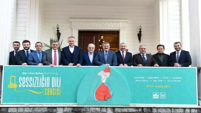 Başkanlar ‘Sessizliğin Dili Sergisi’ni gezdi