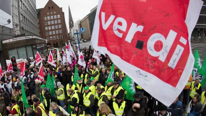 Almanya'da 48 saatlik grev