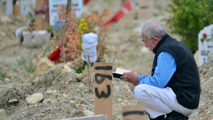 Deprem bölgesindeki en acı bayram