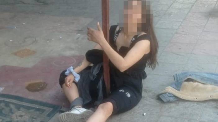 Genç kızın içler acısı durumu