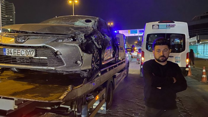 Zincirlikuyu'da korkunç kaza: 8 yaralı