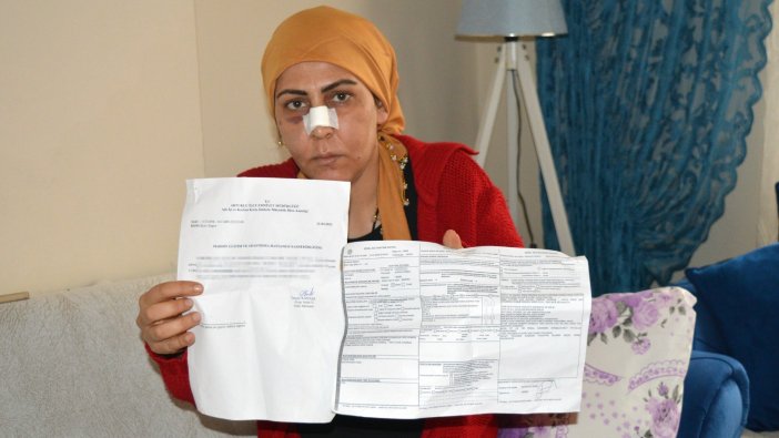 Şiddet gören kadının yardım çığlığı