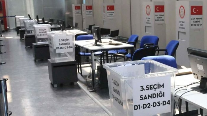 İstanbul Havalimanı'nda seçim sandıkları kuruldu