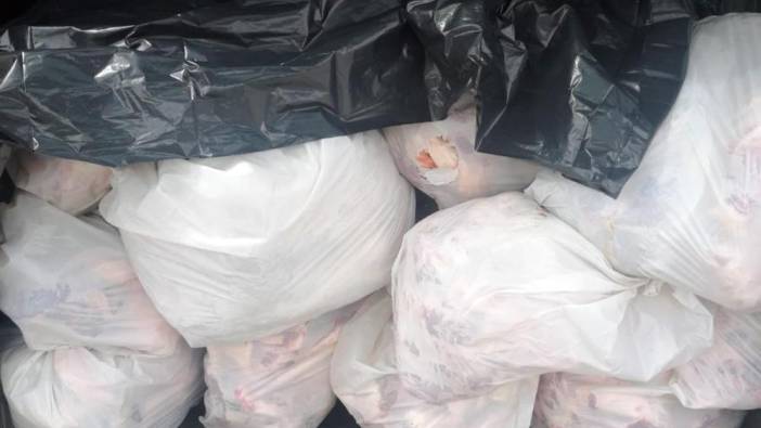 563 kilo kaçak ete polis baskını