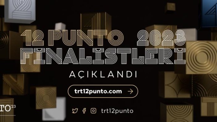 "12 Punto 2023"ün finalistleri açıklandı