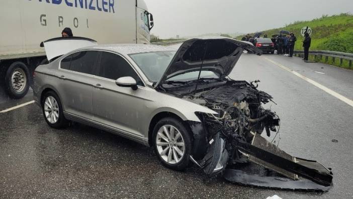 AK Parti Milletvekili trafik kazası geçirdi