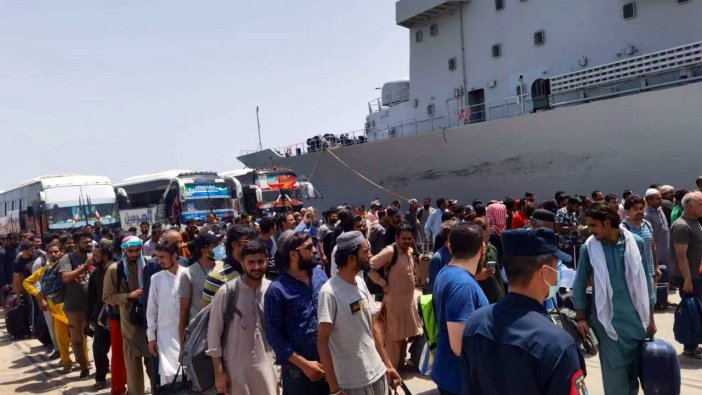 Suudi Arabistan, deniz yoluyla 80 ülkeden 2872 kişiyi tahliye etti
