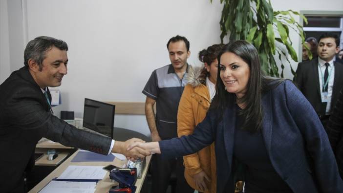 Başvuru yapan taşeron işçilere ziyaret