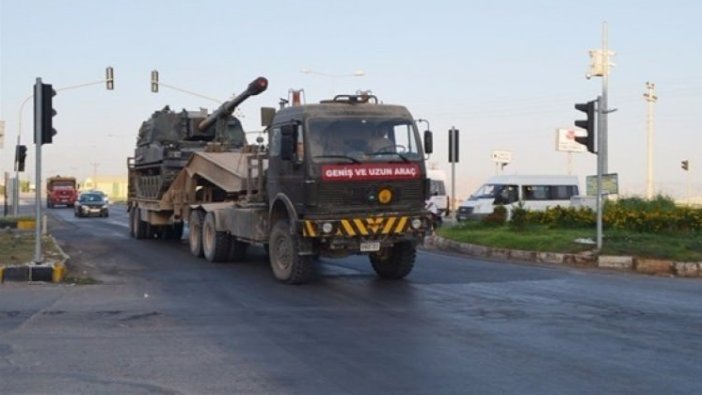 Suriye sınırına askeri sevkiyat