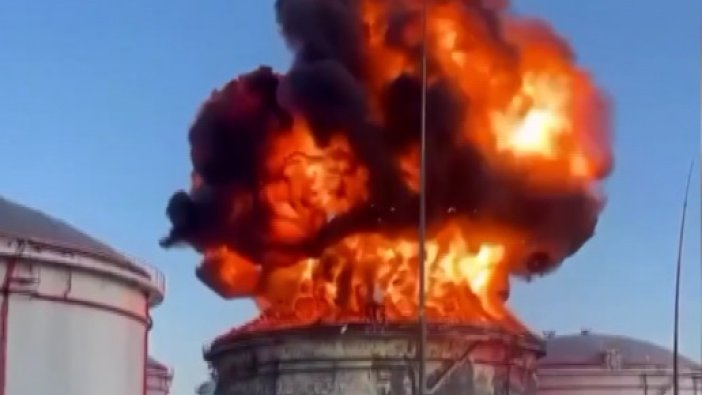 Petrol tesisinde yangın