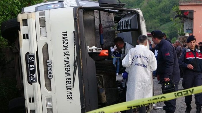 Trabzon'da katliam gibi kaza: Ölü ve yaralılar var