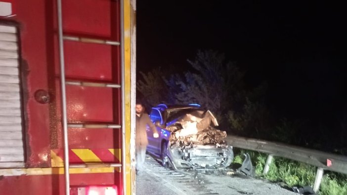 Çorum'da inek kazaya neden oldu: 4 yaralı